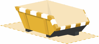 Grofvuil container 6m3